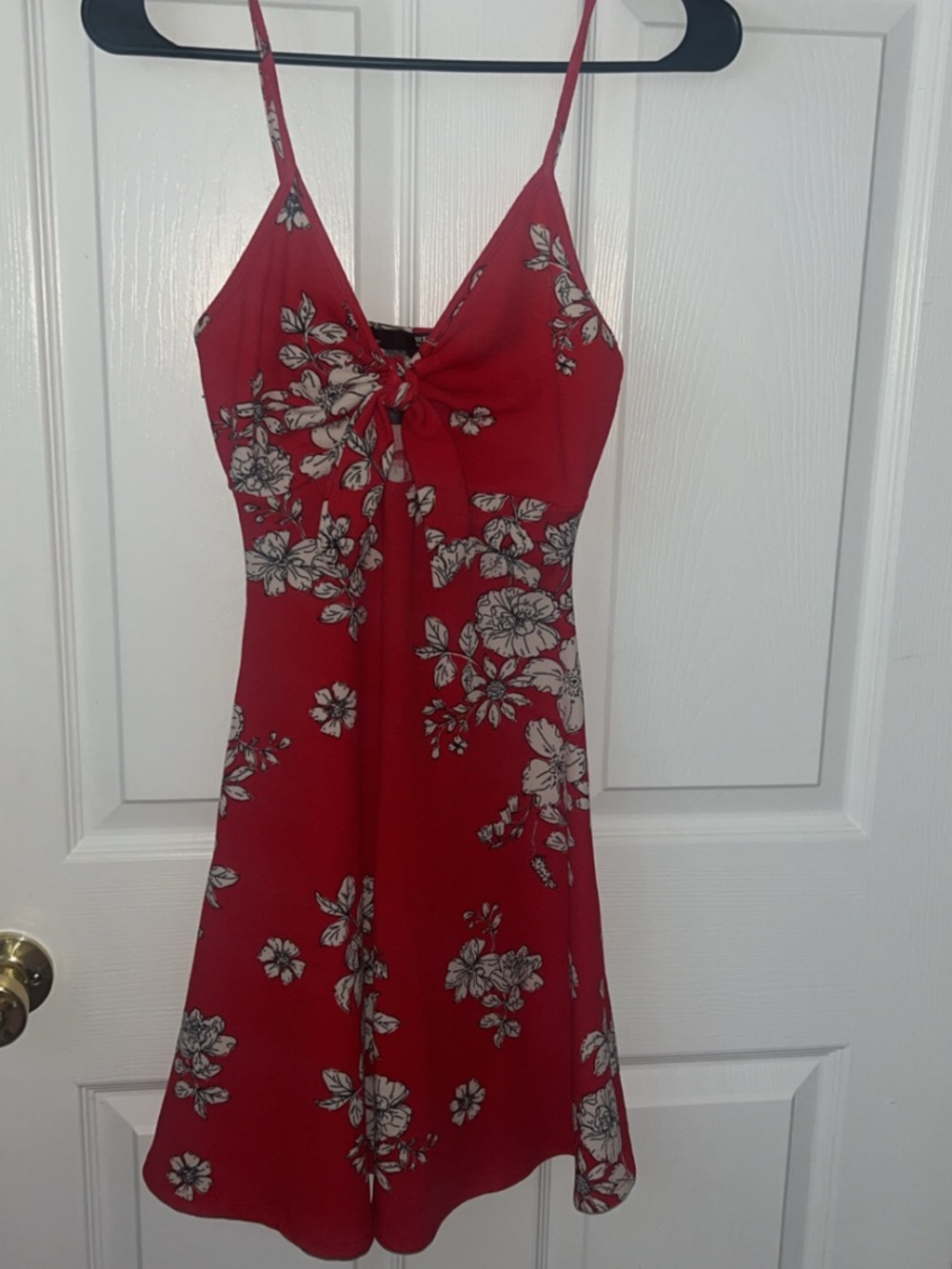 Rebel Sugar Red and Ivory Floral Dress